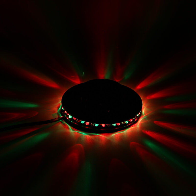 مصغر 48LED RGB اللون تغيير عباد الشمس ضوء المرحلة السيارات الدورية DJ تأثير مصباح KTV غرفة خاصة ليلة المحكمة 125*125*35 مللي متر