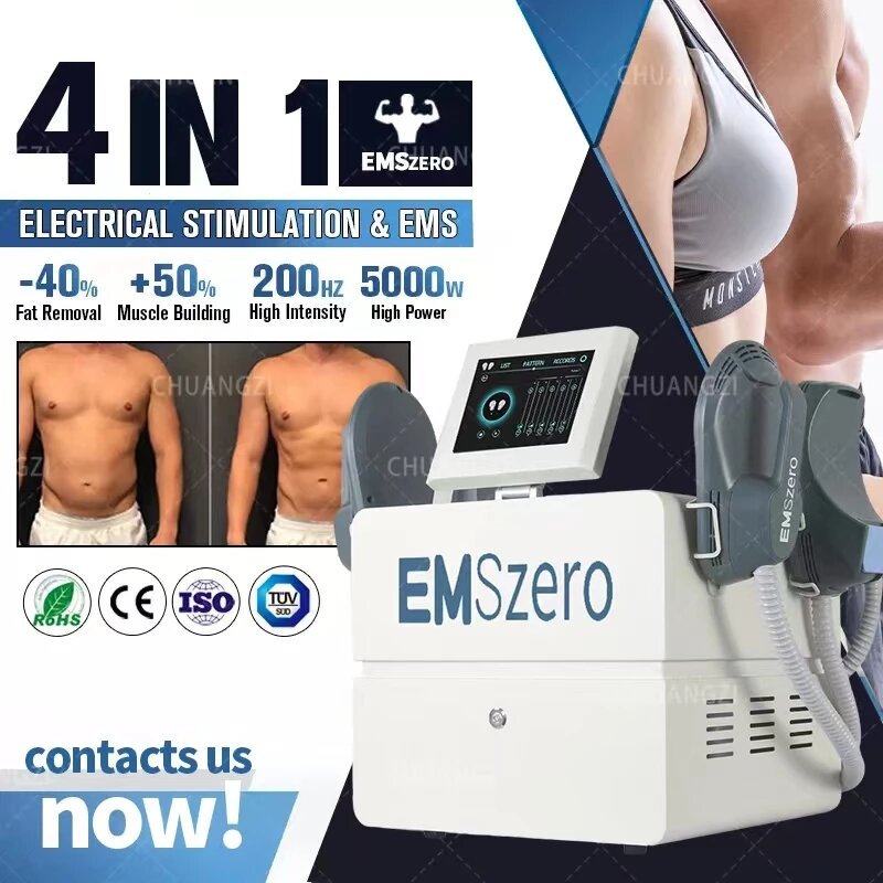 EMSlim-체중 감량 휴대용 전자기 바디 emslam 슬리밍, 근육 자극, 지방 제거 바디 슬리밍, 근육 생성 기계