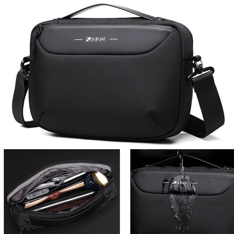 SUUTOOP Men Anti-theft Multifunction USB Shoulder Bag Waterproof Travel Messenger Crossbody Sling Bag Pack For Male Women Female