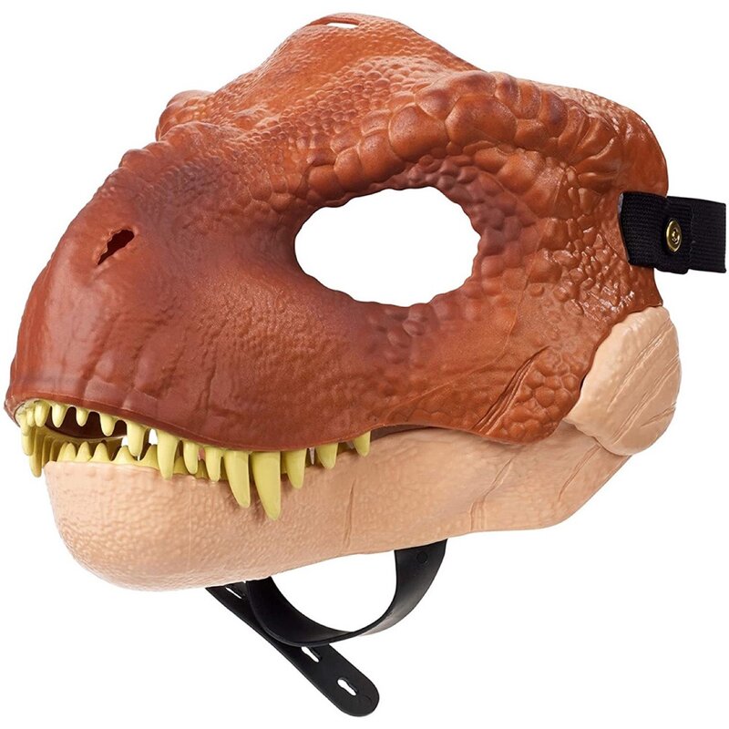 Sombrero de dinosaurio de terror, máscara de dinosaurio realista de dragón, Cosplay de fiesta de Halloween, máscara de látex con boca abierta, regalos