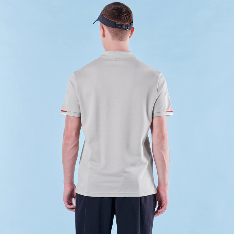 HELLEN & WOODY 2022 letnia luksusowa męska haftowana litera Polo TShirt prosta moda biznesowa z krótkim rękawem do tenisa golfowego