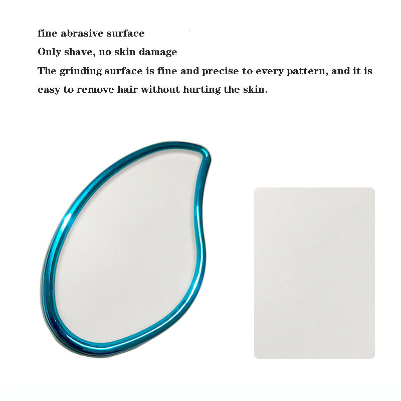 Depiladora física indolora, herramienta de depilación de belleza corporal reutilizable de fácil limpieza, Nano Borrador de pelo de vidrio, Blanqueador