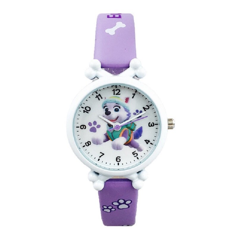Reloj de pulsera de cuarzo de la patrulla canina para niños, reloj de pulsera de anime para niños, regalo de cumpleaños para niños, Navidad, 2022