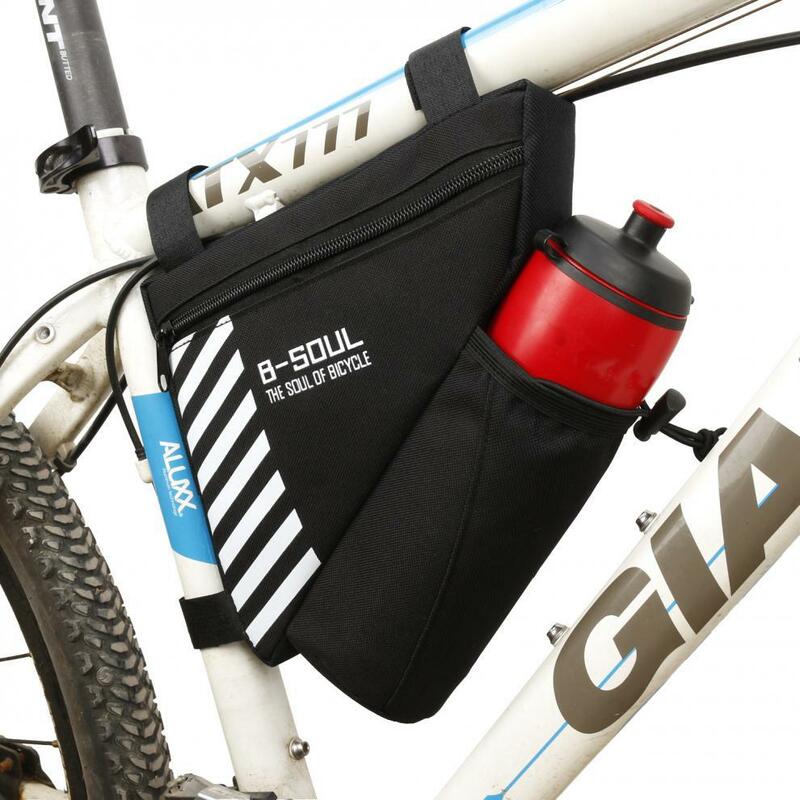 Bolsa triangular para SILLÍN de bicicleta, accesorios para bicicleta de montaña, marco de Alforja, bolsa de tubo superior delantero, cajas de herramientas, 2022