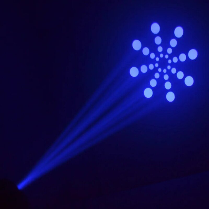 AUCD – Mini Gobos LED couleur 10W 30W RGBW, lampe à tête mobile DMX Disco de noël DJ, projecteur de faisceau de fête, spectacle, lumières de scène