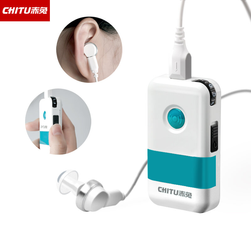 Audífono DHP recargable para sordera, dispositivo auditivo Digital potente para pérdida severa, médico para ancianos, 2022