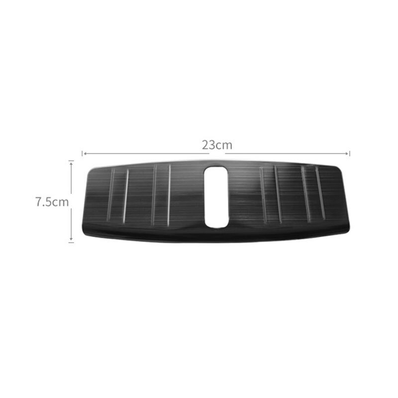 Geeignet für Tesla modell 3 front hood schutz vorder trunk edelstahl schutz trim panel zubehör
