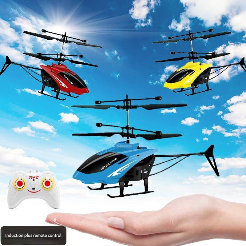 Mini Quadcopter Drone Drone Infraed Induction Aircraft Flying Helicopter Flashing Light Toy Gift Present For Kids Drones