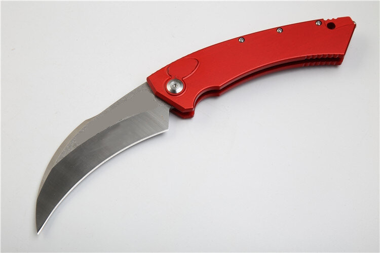 Wielokolorowy odkryty pazur nóż stop aluminium CNC uchwyt wysokiej jakości odkryty Camping taktyczne przenośne kieszonkowe noże EDC