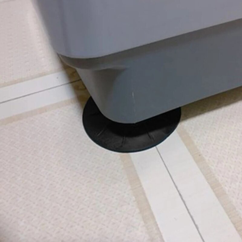 4 pçs máquina de lavar roupa pés almofada portátil redução de ruído anti-skid à prova de choque cama tapete doméstico interior secador de arruela fixação amortecedor