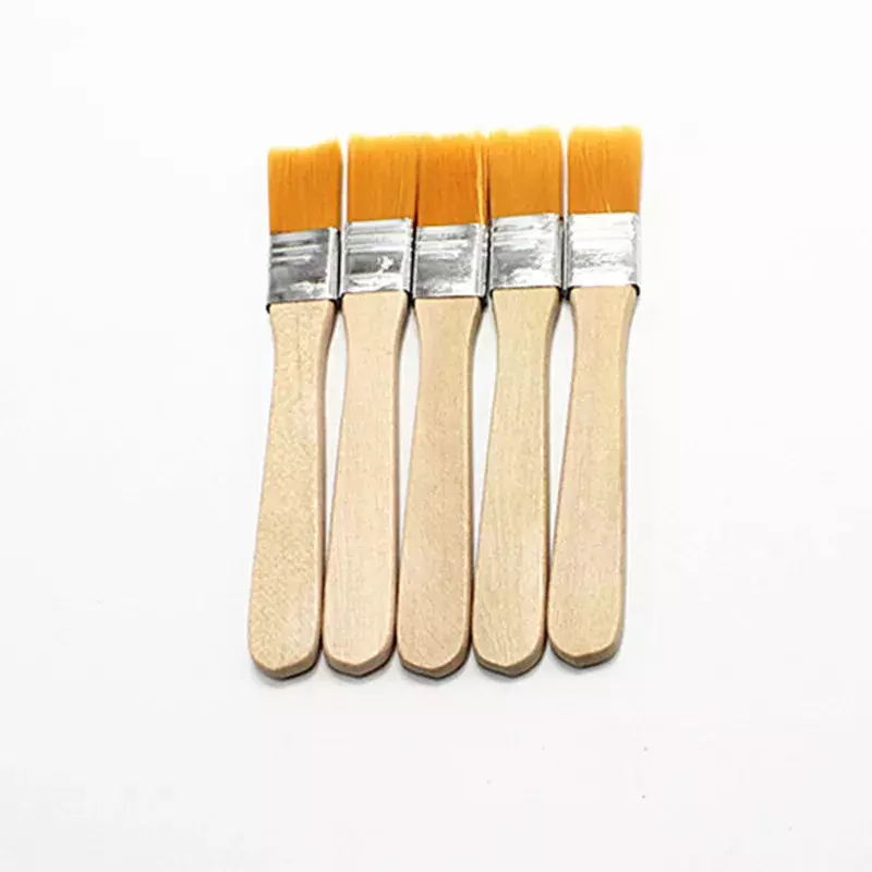 Pędzel z drewnianą rączką z nylonowym włosiem narzędzia do czyszczenia spawania na topnik lutowniczy pasta pozostałości klawiatury