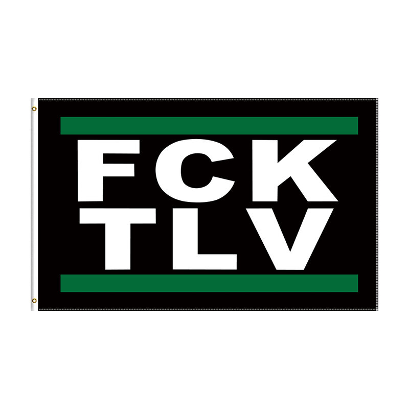 3x5 Ft FCK TLV Flag for Decoration