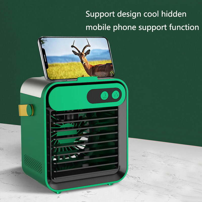 Xiaomi Tragbare Luftkühler Klimaanlage Home USB Kleine Luftkühler Handy Halter Spray Elektrische Kühler Fan Außen