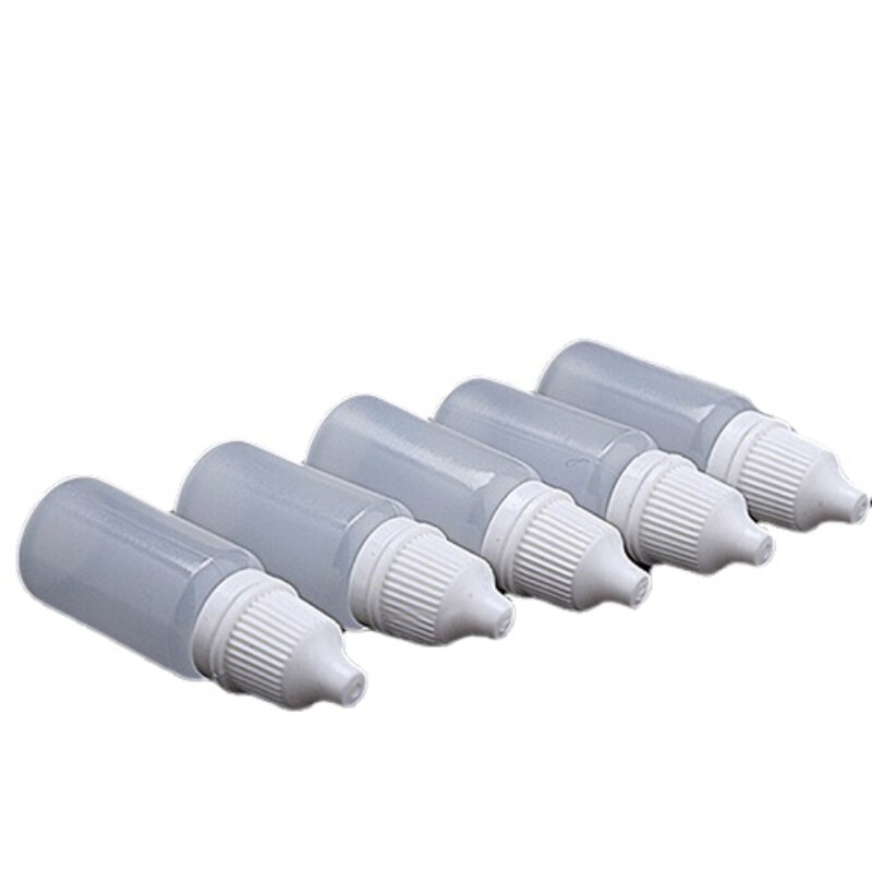 5PCS 3ML/5ML/10ML/15ML/20ML/30ML/50ML Wholesale Eyes Liquid Dropper Refillable Bottles Empty Plastic Squeezable Travel Paint