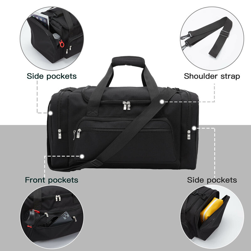 Men Gym Bags for Fitness Training Outdoor  Sport Handbag Multifunction 20 Inch Waterproof  DuffeTravel Luggage IFARADAY
