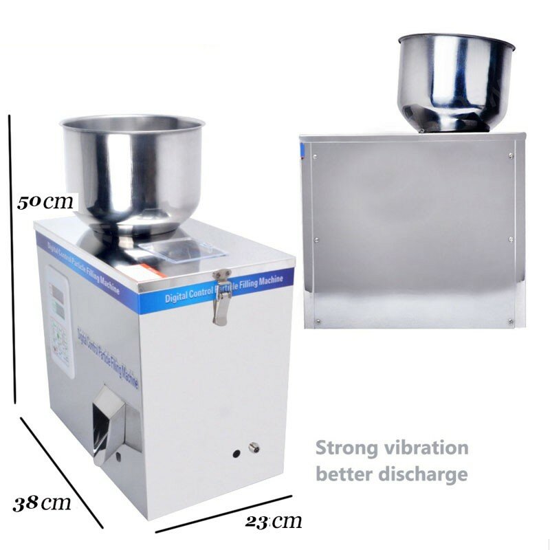 Particle Filling Machine Doser Powder Filler Tea Leaf Nuts Scale Herb Bean Seed Racking Medicine Corn Grain Free Shipping