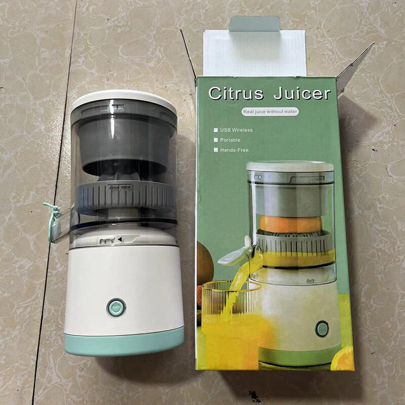 Draadloze Slow Juicer Automatische Elektrische Vruchtensap Maker Usb Opladen Sap Separator Mixer Draagbare Squeezer Druk Blender