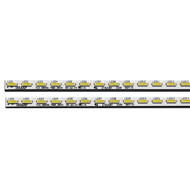 Bandes LED pour télévision buccale KD, 55X8507, KD, 55X8507C, KD, 55X8508, KD, 55X8508C, SYV5541, YLS, HRN55, 100%, V1.5, 75.P3F12G001, Nouveau, 2 pièces/kit, 7020