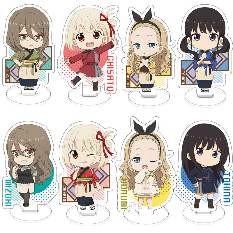 Hot Sale Lycoris Recoil Cute Acrylic Stand Table Decorations