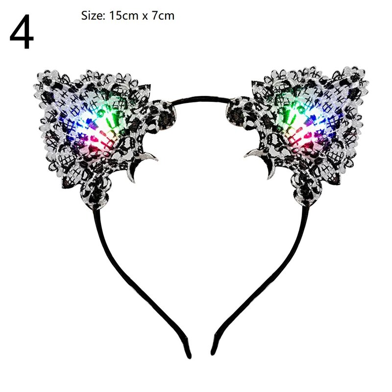 10LEDs Licht Glowing Girlande Mädchen Frauen Haarband Crown Blume Kranz Leucht Stirnband Weihnachten Hochzeit Party Decor Haar Zubehör