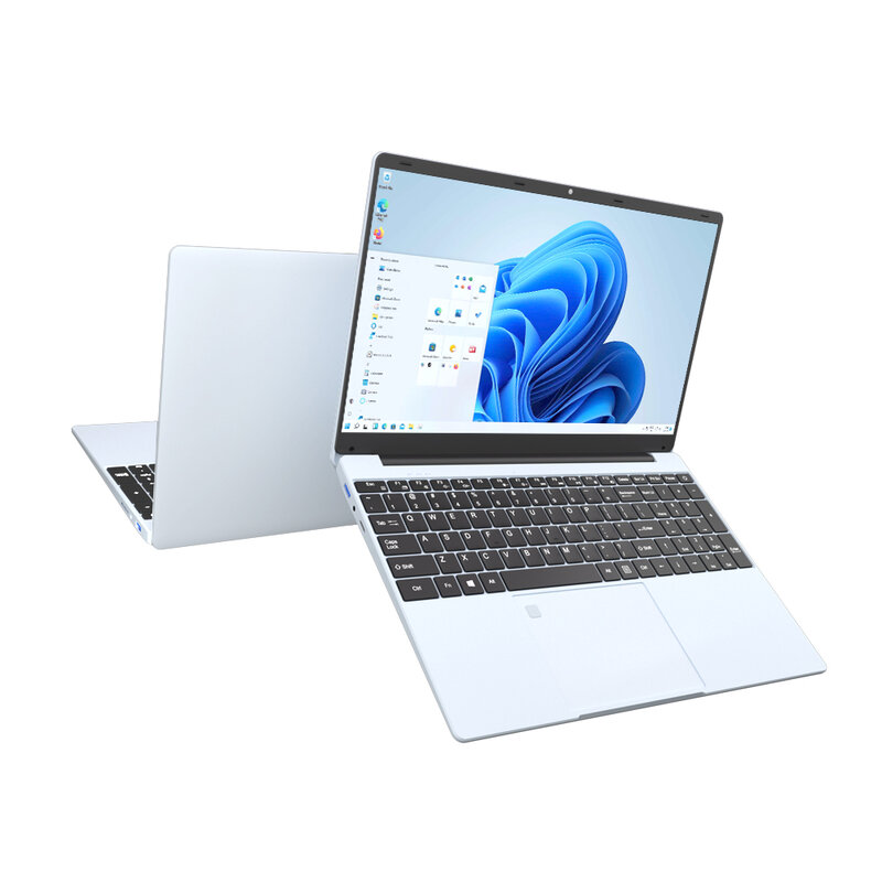 KUU YEPBOOK 15,6 Zoll FHD Laptop 16GB RAM 512GB SSD Windows 11 Notebook Intel Celeron N5095 Büro Backlit mit Fingerprint