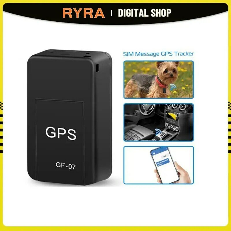 RYRA Mini GF07 GPS Car Tracker monitoraggio in tempo reale antifurto per bambini localizzatore Anti-smarrimento forte supporto magnetico posizionatore di messaggi SIM