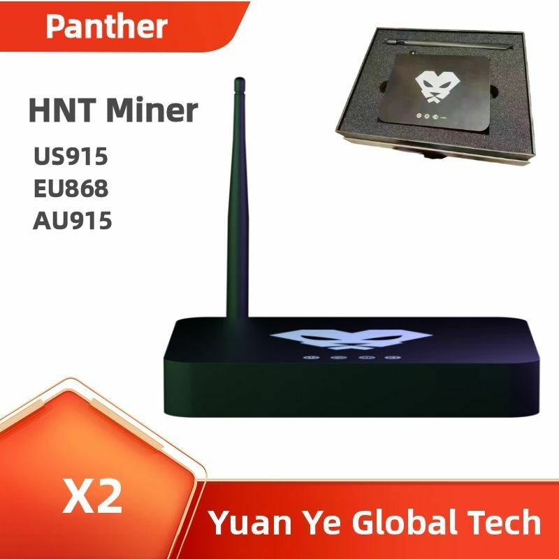 نقطة اتصال Panther X2 (HNT) نقطة اتصال جديدة بنقطة اتصال هيليوم US915 Heltec نقطة اتصال HNT في المخزن