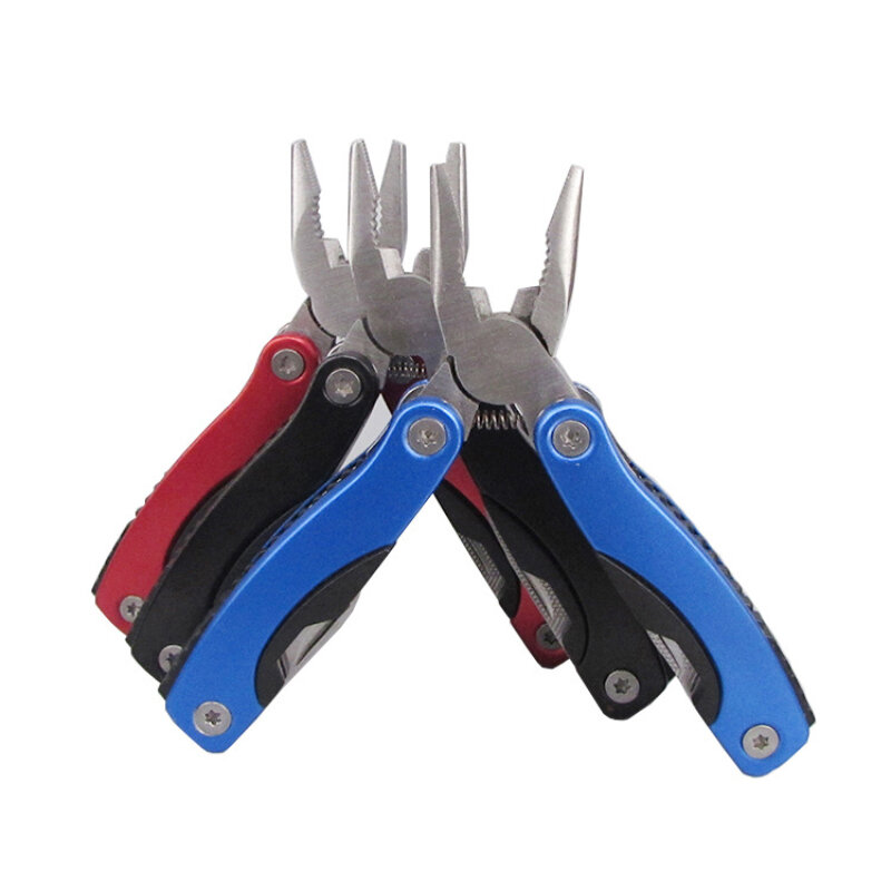 Aço inoxidável multi ferramenta funcional alicate ferramentas manuais alicate chave de fenda kit combinação ao ar livre multitool alicates