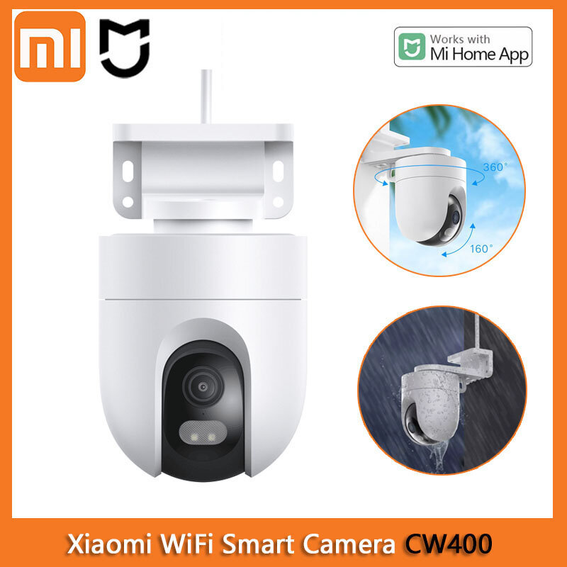 Xiaomi WiFi Smart Outdoor Camera CW400 2.5K Ultra HD Smart Full Color Night Vision IP66 Waterproof Work with Mi Home APP
