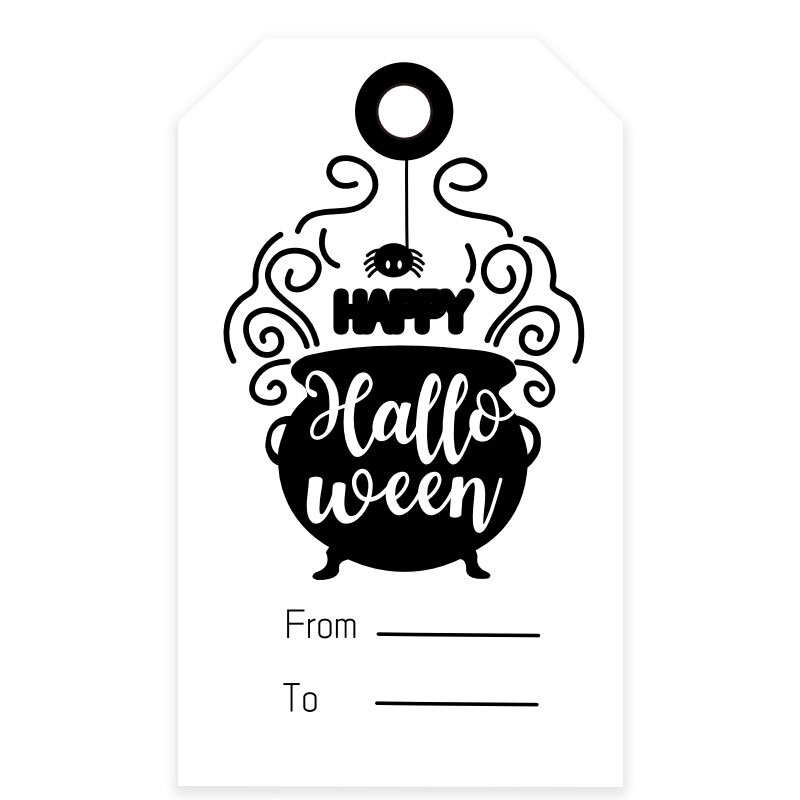 100-300 Pieces Happy Halloween Gift Thanks Stationery Pegatinas Decorative Sticker Tags