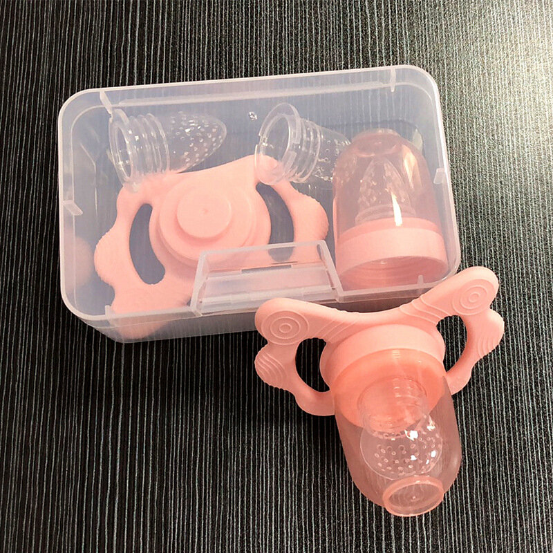 High Grade PP  Box Transparent  Baby Tooth Glue Toy Bite Happy Food Aid