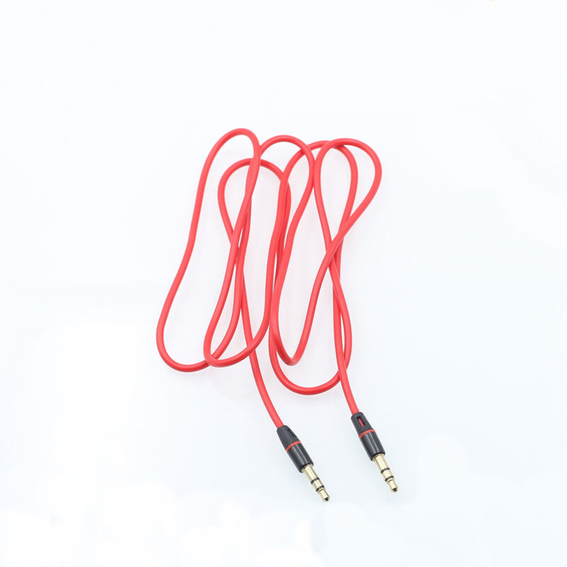 10-100 sztuk 3.5mm kabel Audio do 3.5mm kabel męsko-męski kabel Aux Jack do Jack złoty kabel warstwowy do słuchawek/głośnika