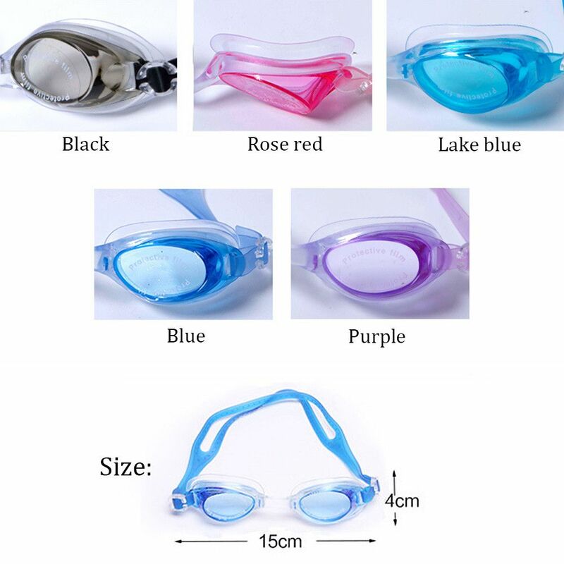 Ajustável anti nevoeiro à prova dwaterproof água óculos de natação piscina óculos de natação natação esporte óculos de água com caixa para homem