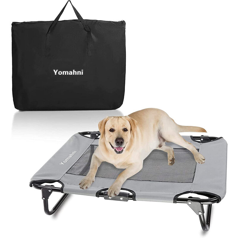 Yomahni สุนัขสูง Cot เหล็กกรอบ-พับยก Play และ Rest เตียงสำหรับสุนัขและแมว-Heavy แข็งแรงวัสดุ
