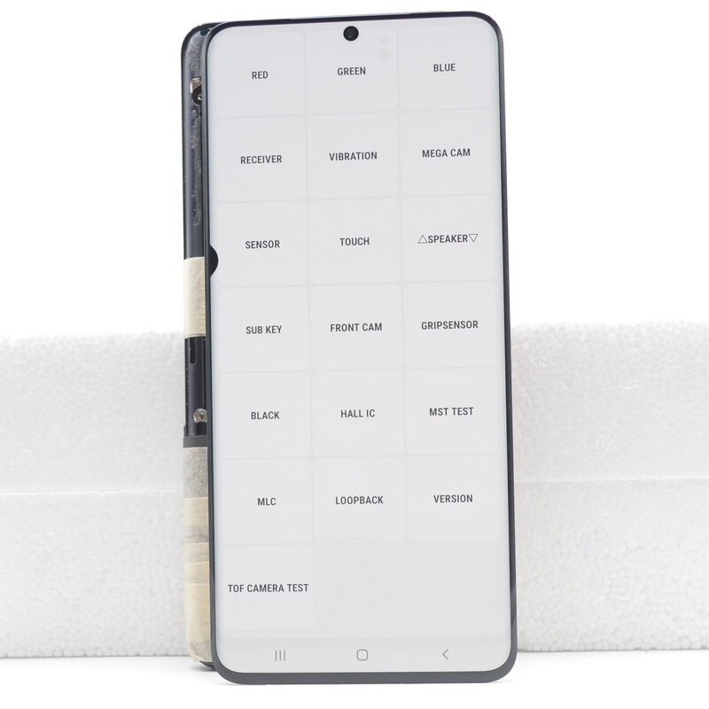 Layar LCD AMOLED Asli untuk SAMSUNG Galaxy S20 Ultra 5G LCD G988 G988F G988B/DS Layar Sentuh Pengganti Digitizer dengan Dots