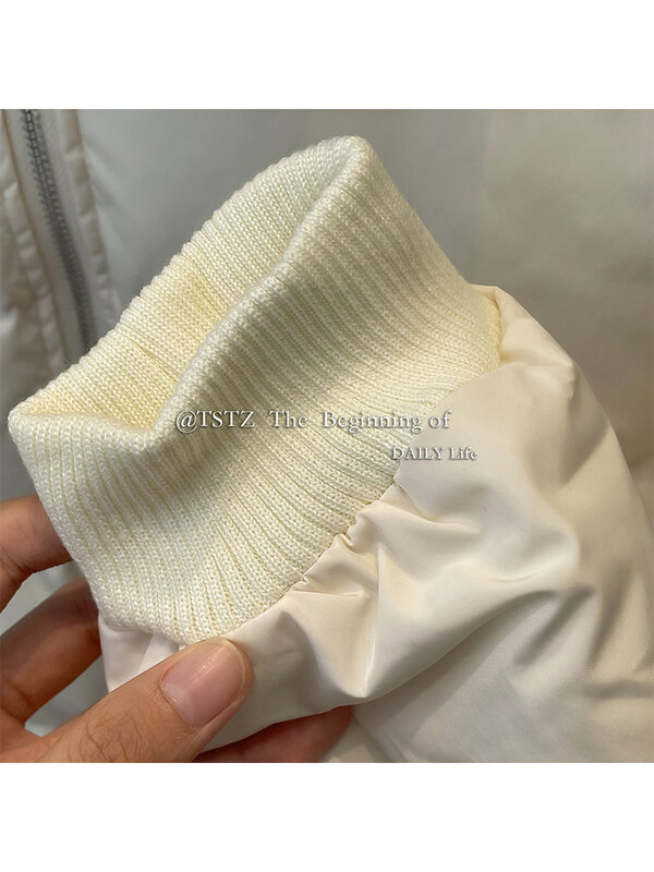 Casual sólido grosso gola de algodão acolchoado casaco feminino 2022 nova moda coreana curto jaqueta para mulher roupas de algodão quente