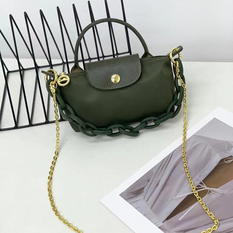 Skóra bydlęca Leisure Chain nylonowe torebki damskie torebki damskie darmowa wysyłka luksusowy projektant torebka Trend Bag 2022 małe skórzane