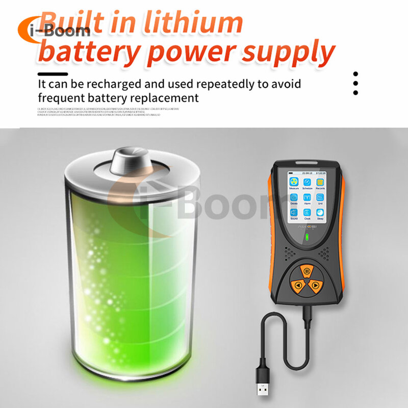 Geiger – compteur de détecteur de rayonnement nucléaire HFS-10 X, testeur équivalent de Dose de rayonnement électromagnétique, dosimètre