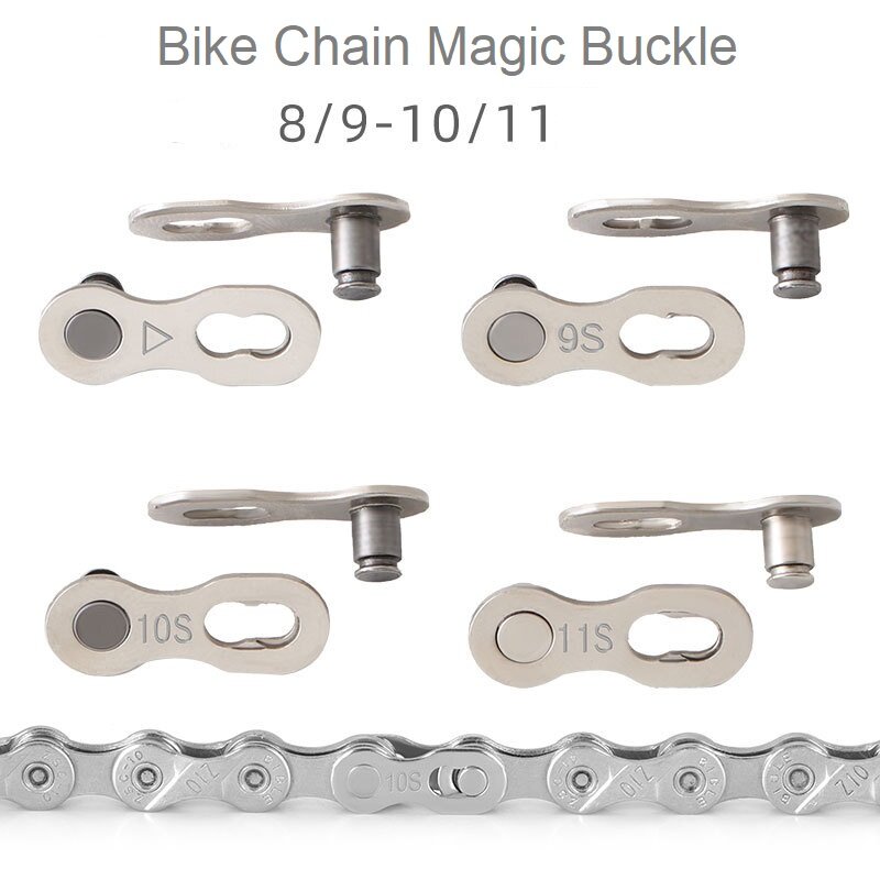 Boucle magique de chaîne de vélo de montagne, 6/7/8/9/10/11 vitesses, attache de pignon à dégagement rapide, accessoires de réparation de vélo