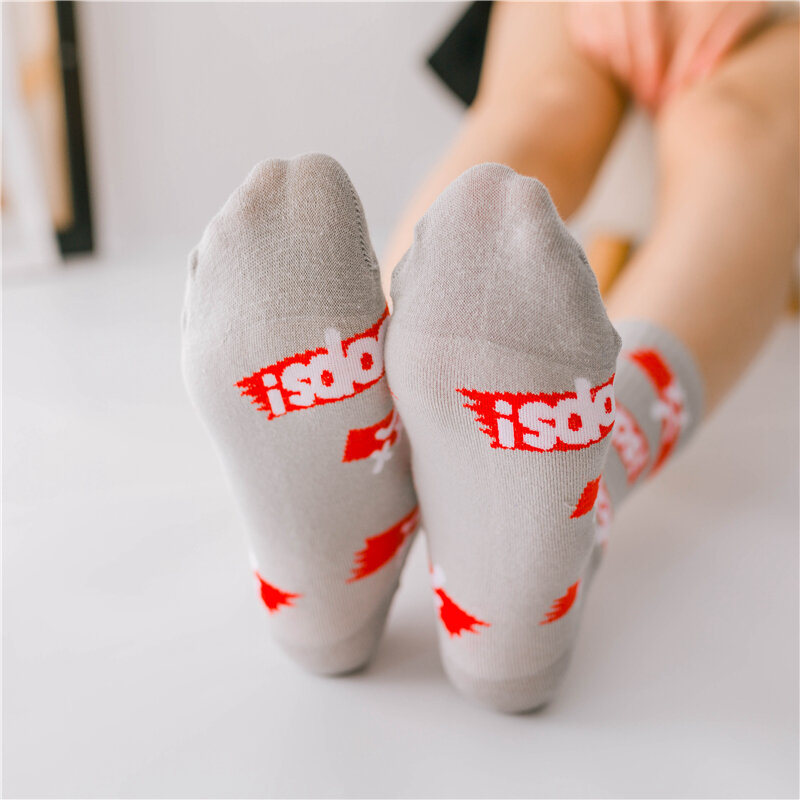 Женские хипстерские носки в стиле Харадзюку с надписью «Oop»