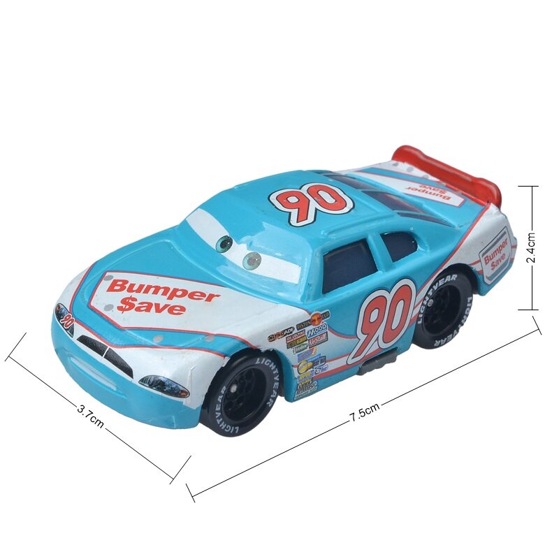 Hot Disney Pixar Cars 3 Number Racer Series Lightning McQueen 1:55 Diecast Vehicle Metal Alloy Car Model Toy For Boy Kids Gift