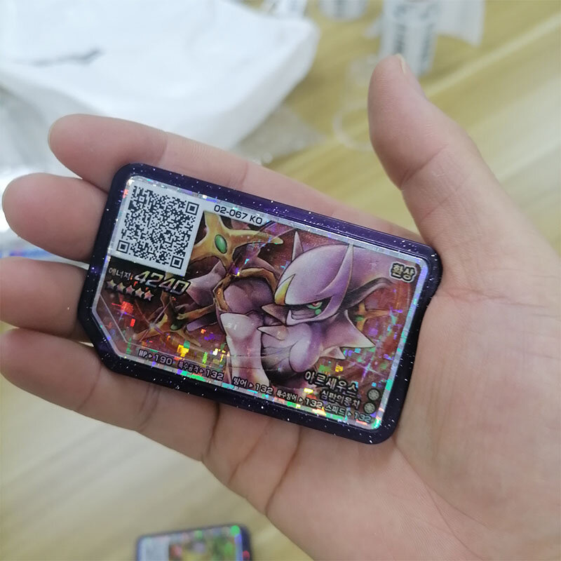 Pokemon Gaole Đĩa Hàn Quốc Sử Dụng Được Chơi Game Máy QR 5 Sao Thẻ Flash Card Cấp 1 2 3 4 Gaore đĩa Trẻ Em Quà Tặng
