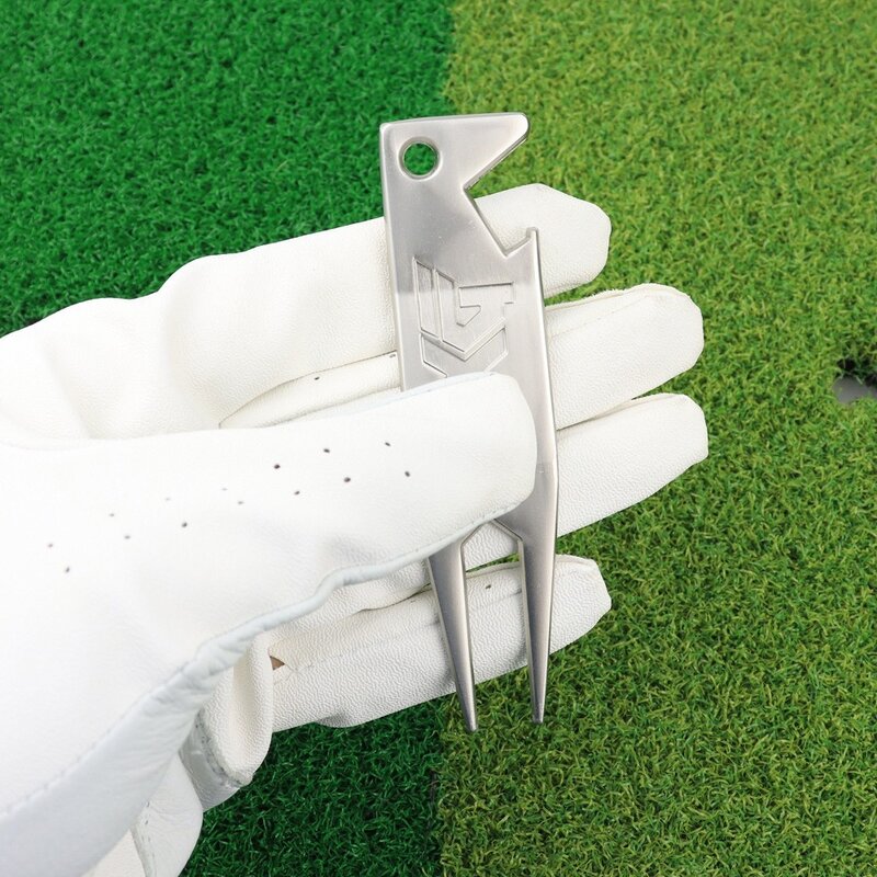 Herramienta de reparación de Golf Divot, 1 piezas, limpiador de ranuras de palos de Golf, punta de limpiador de ranuras de palos de Golf