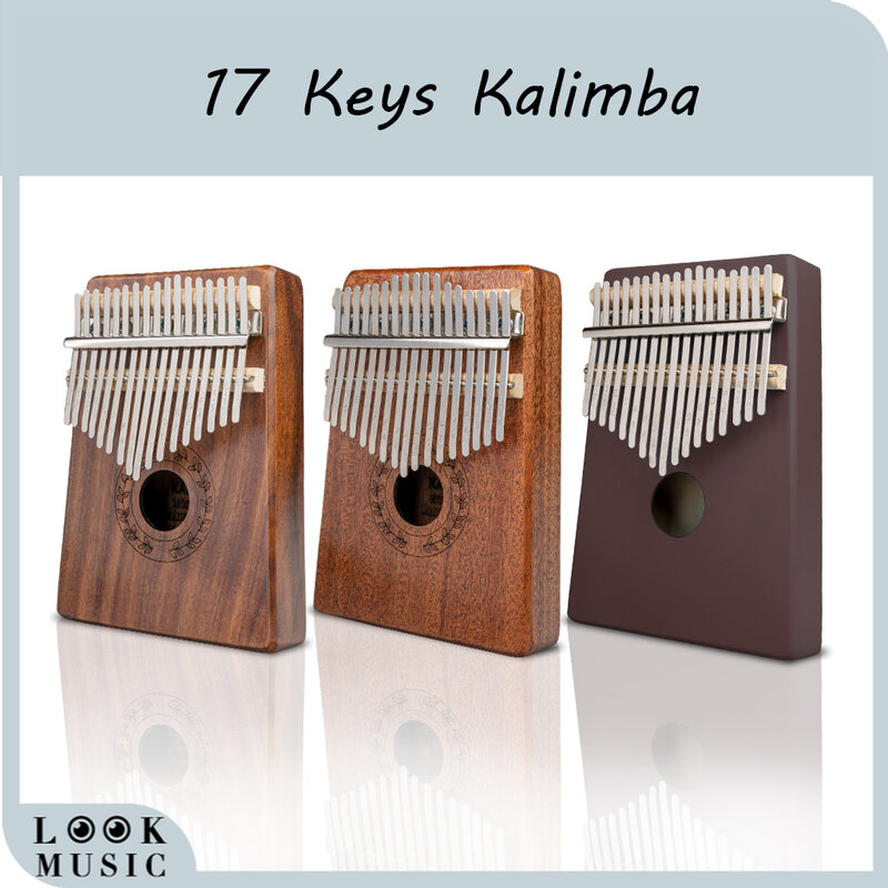 Piano de pulgar Mbira, 17 teclas, Kalimba KOA, 17 teclas