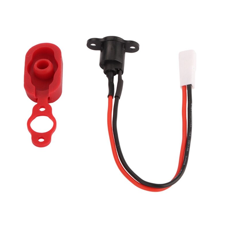 M365 Electric Scooter Spare Parts Accessories Parts Charging Port Plastic Waterproof Head Waterproof Plug Complete Set