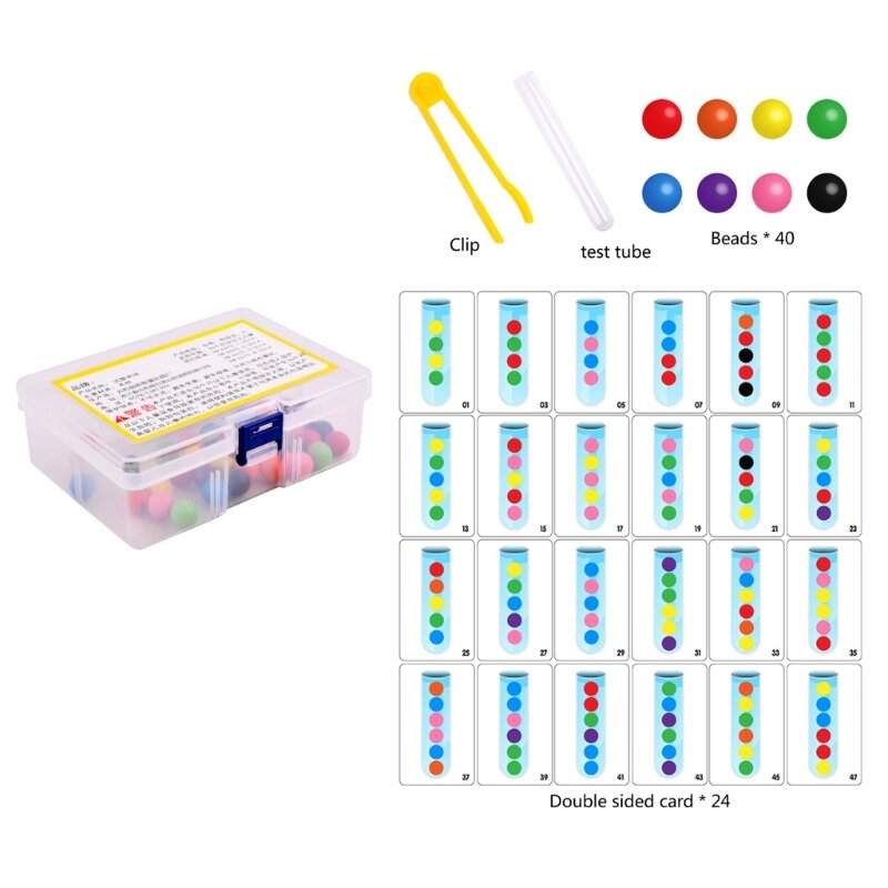 Cor Classificação Jogo Rainbows Bolas Em Copos Montessoris Color Matching Toy Criança 1560