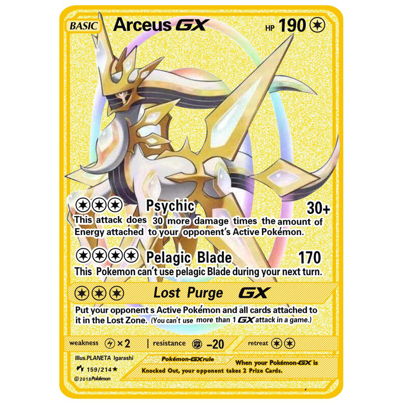 Cartões de pokemon original arceus gx ex v max greninja pikachu charizard brilhante metal cartão coleção brinquedos para crianças presente aniversário