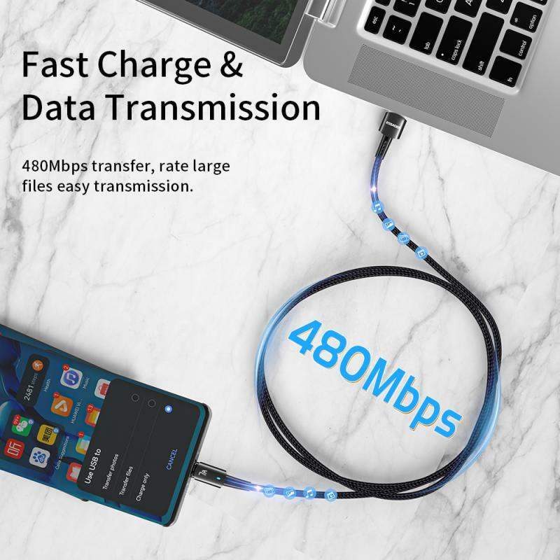 RYRA 7A 100W USB2.0 Type C Cable Wire 0.5m/1m/3m Fast Charging USB C Charger Data Cord For Oppo VIVO Huawei P30 P40 Pro Samsung