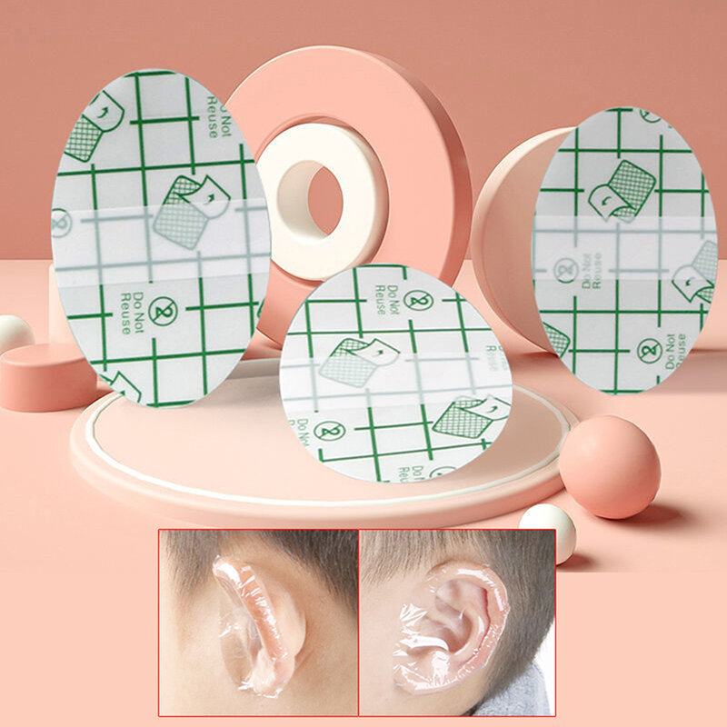 20 pz/set plastica impermeabile protezione per le orecchie cuffie per il nuoto Caps Salon parrucchiere Dye Shield Protection cuffia per la doccia strumento