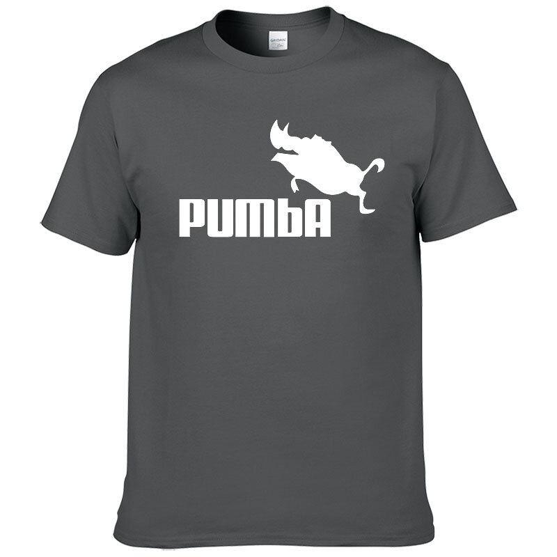Pumba-Camiseta divertida con estampado 3D para hombre, camiseta informal de manga corta, ropa de verano